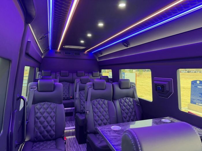Executive Sprinter seating – Loveland limo service